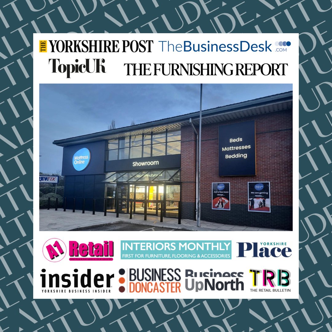 Our client @mattressonline, the UK’s leading independent mattress retailer, has opened its first Doncaster store this Easter. Sharing comms in the run up to the launch, we gathered coverage in key local, regional and trade titles, helping to generate a buzz around the launch🏪✨