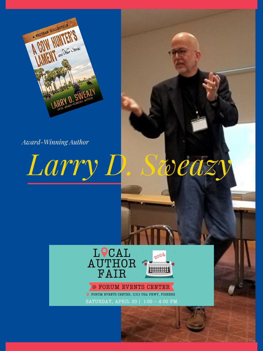 Excited to be part of Hamilton East Public Library’s upcoming Local Author Fair at the Forum Event Center in Fishers! Join me and nearly 60 talented authors on April 20 for a celebration of storytelling and creativity!