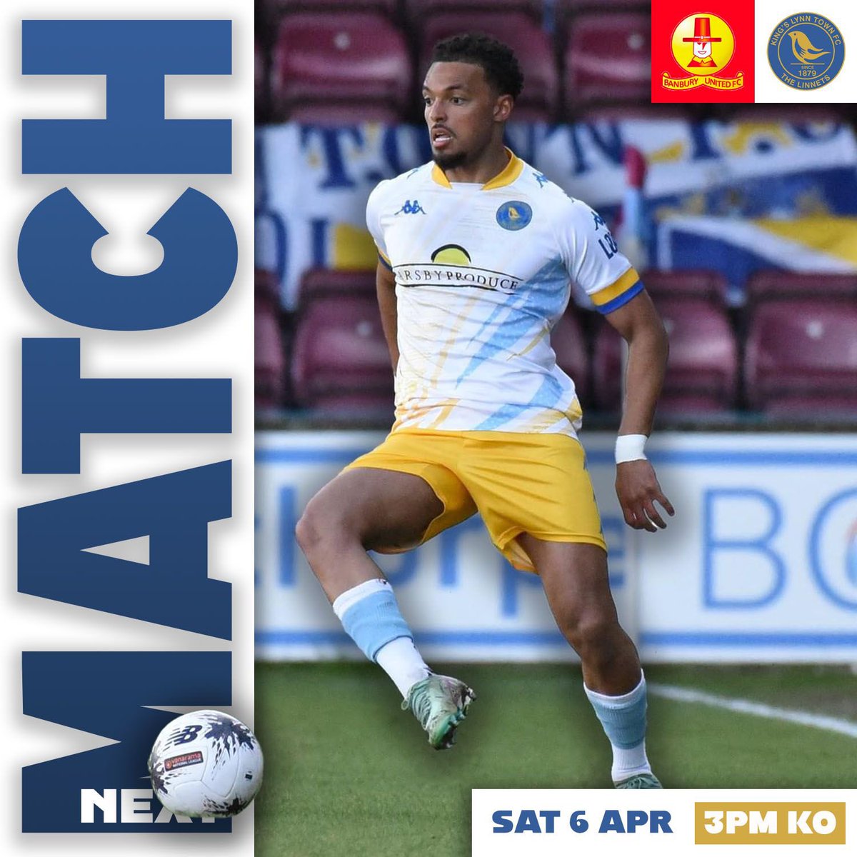 Looking forward to this Saturday. ⏭️ #UpTheLynn 💙💛
