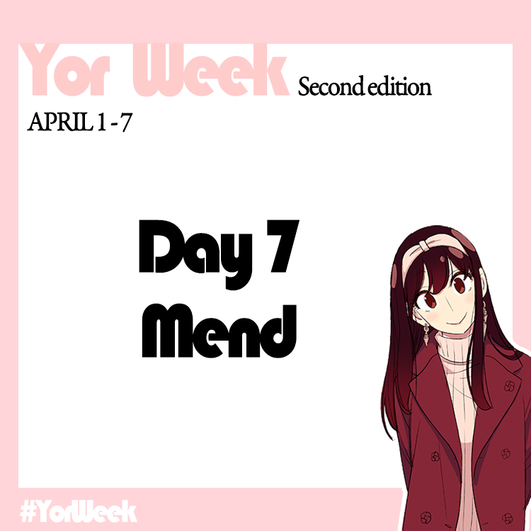 twiyorbase's tweet photo. Day 7 of #YorWeek!
The event officially ends today. But late contributions will be received throughout the year.
#yorweek #SPY_FAMILY #yorweek2024 #スパイファミリー #yorforger #yor #SPYxFamily #sxf https://t.co/W6jdvdHIjx
