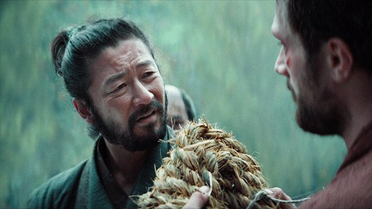 Tadanobu Asano as Yabushige in Shōgun has perfected the look and the demeanor of a man who's just been told he has to work this weekend. He manages to make a man with a perpetual 'I was made for better things than this' attitude completely disarming