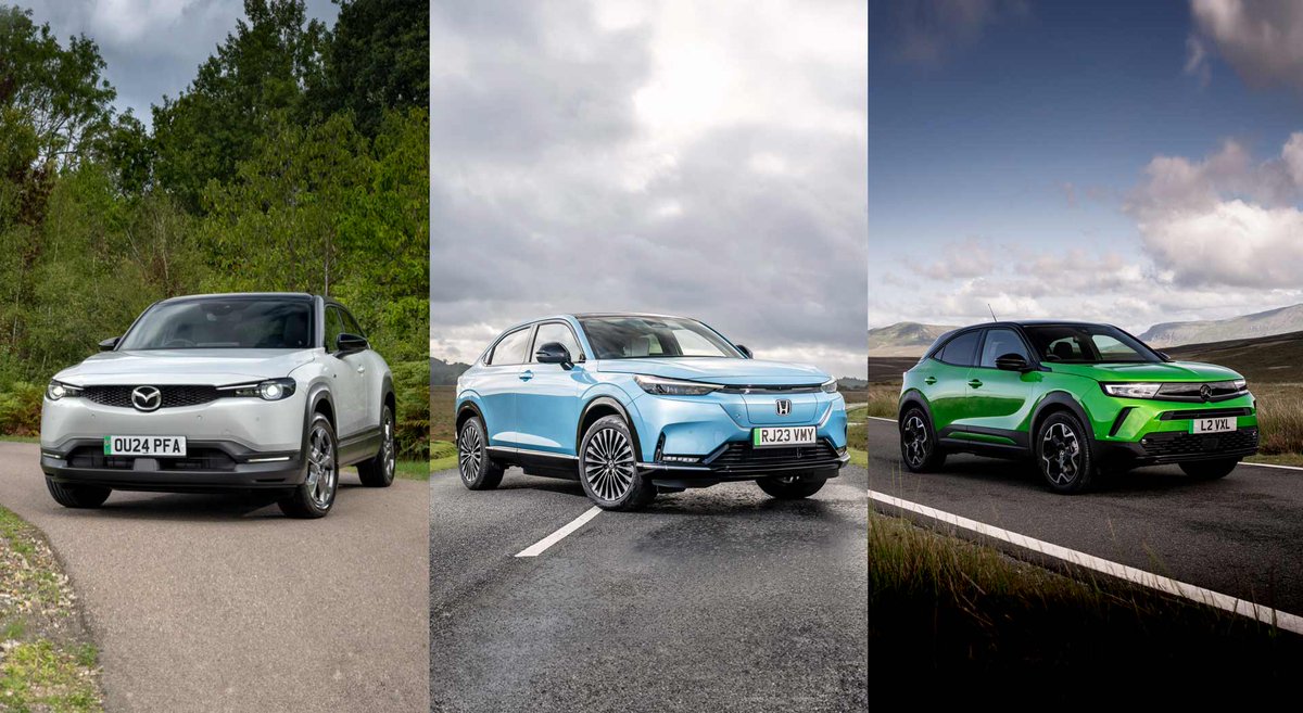 Vauxhall, Honda and Mazda have sliced thousands off their electric offerings as part of a drive to win over customers. Mokka Griffin ⬇️ £7,115 to £29,495 Honda e:Ny1 ⬇️ £5,000 to £39,995 £299 pm PCP MX-30 ⬇️ £3,000 to £27,995 £199 pm PCP Full story: electrifying.com/blog/article/h…