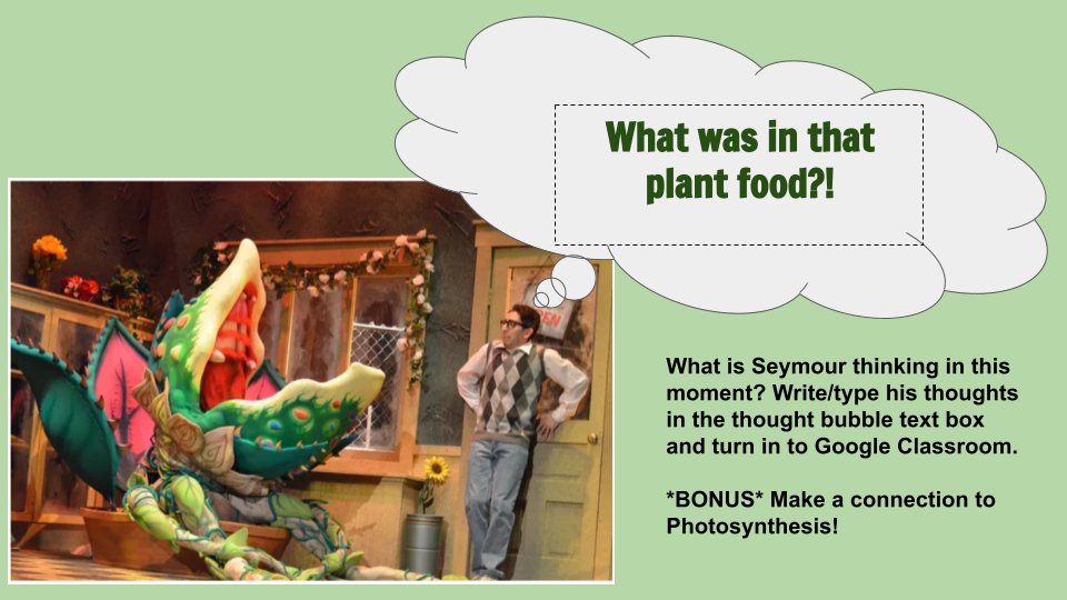From @jmattmiller and @SteinbrinkLaura, Cpation This!📷 Have some fun and check off some serious Depth of Knowledge boxes! Yes, I made one with Seymour and Audrey 🌵 Learn more here: rb.gy/llnr8j #feedmeseymour #rahwayrocks