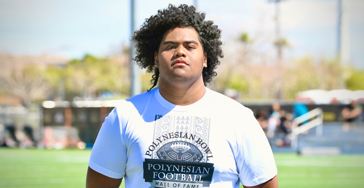 Four-star lineman and Polynesian Bowl all-star Tomuhini Topui from Santa Ana (Calif.) Mater Dei reacts to his new offer from #UCLA after watching the Bruins in spring practice: 247sports.com/Article/ucla-b…