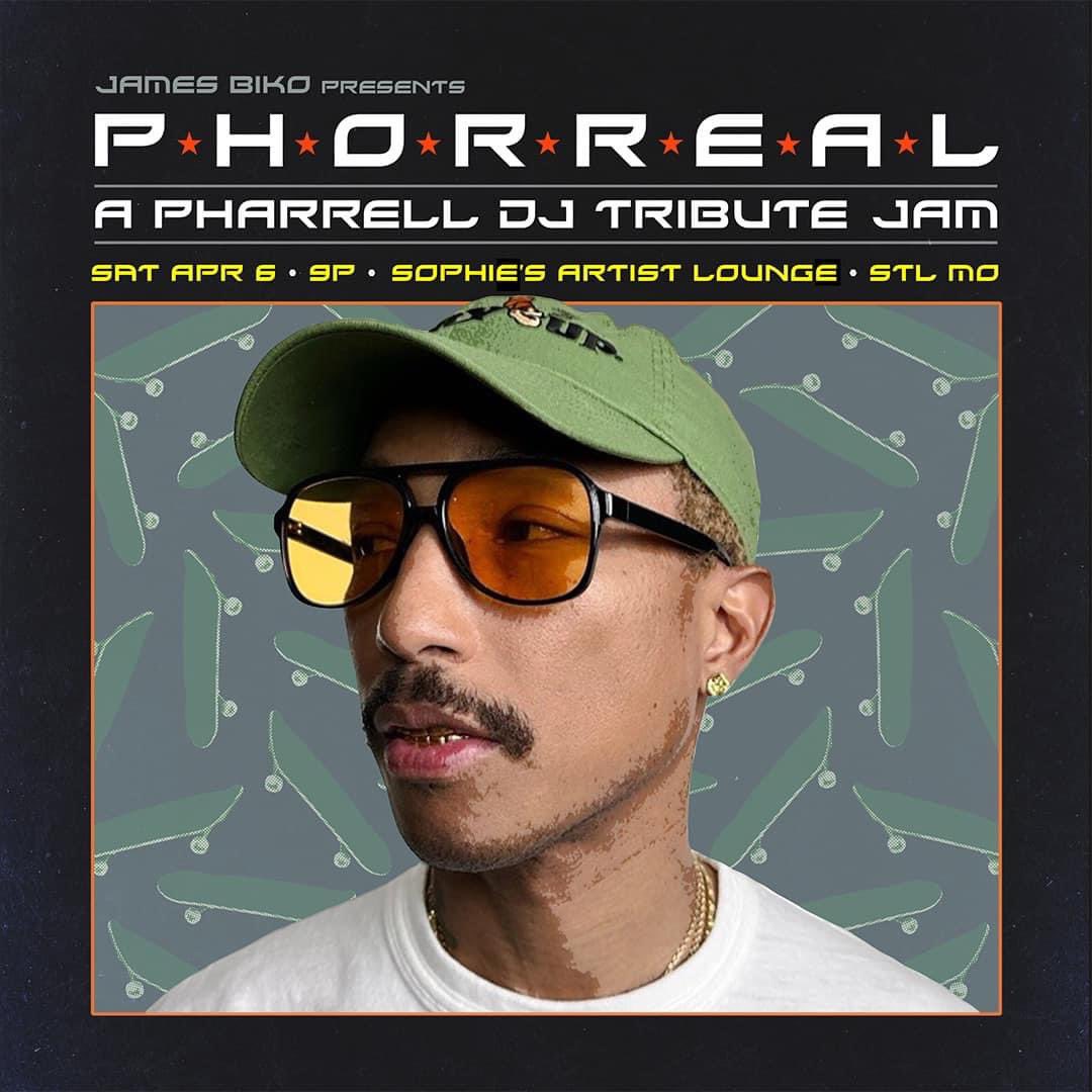politecoolery's tweet photo. Guess who the special guest hosts of The Pharrell Tribute Night? Your fav podcast @politecoolery This Saturday at Sophie’s 9pm-1 come live like you in a Hype Williams music video for free. Yessir🖖🏾👽🚀🍾🧡 https://t.co/MHmFVFRKgn