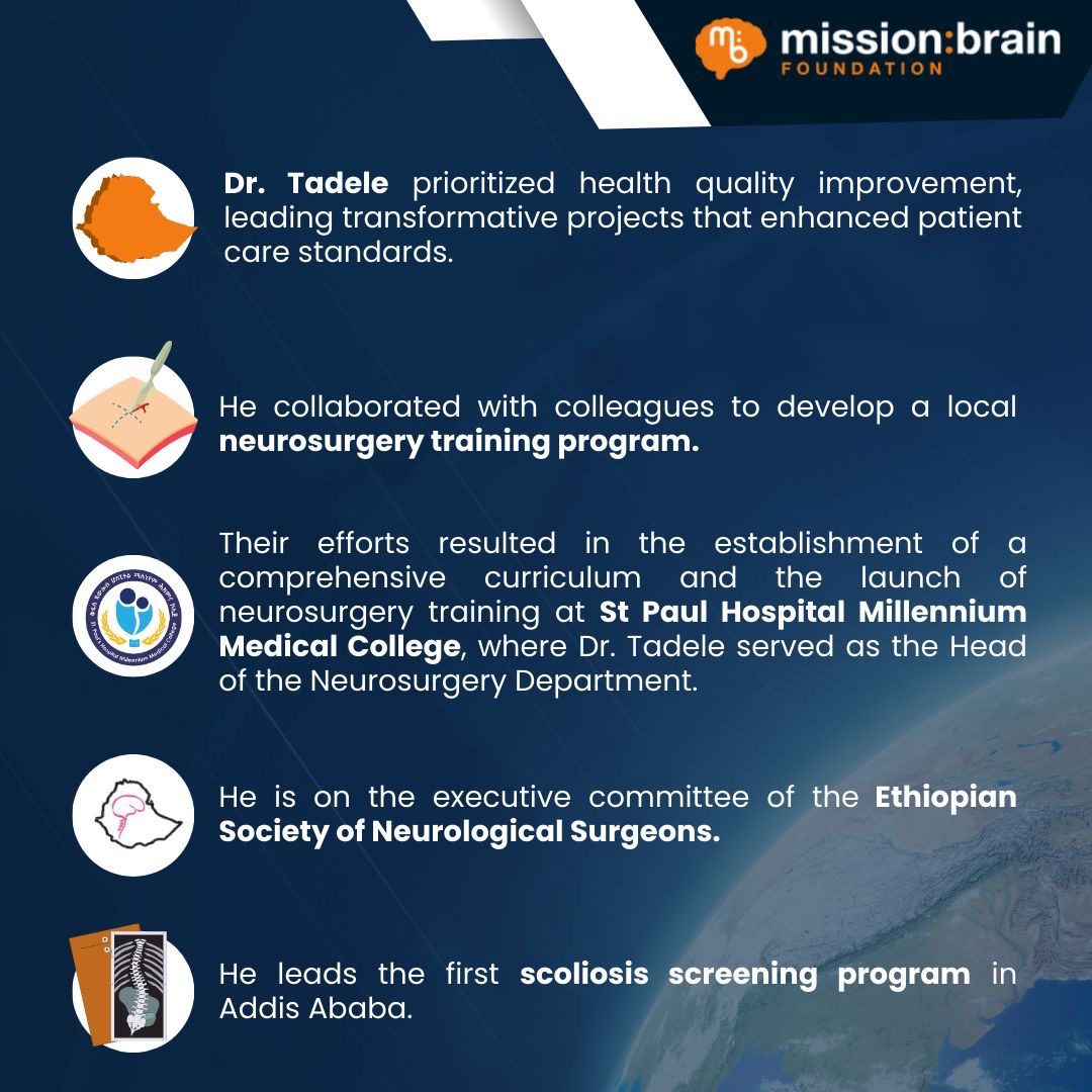 We are excited to welcome Dr. Tadele, our guest speaker for the global neurosurgery panel at the 2024 Hackathon! #missionbrain #hackathon2024 #neurosurgeryinnovation #CountdownToImpact #HackForHope #MissionBrainFoundation #NeurosurgeryInnovation