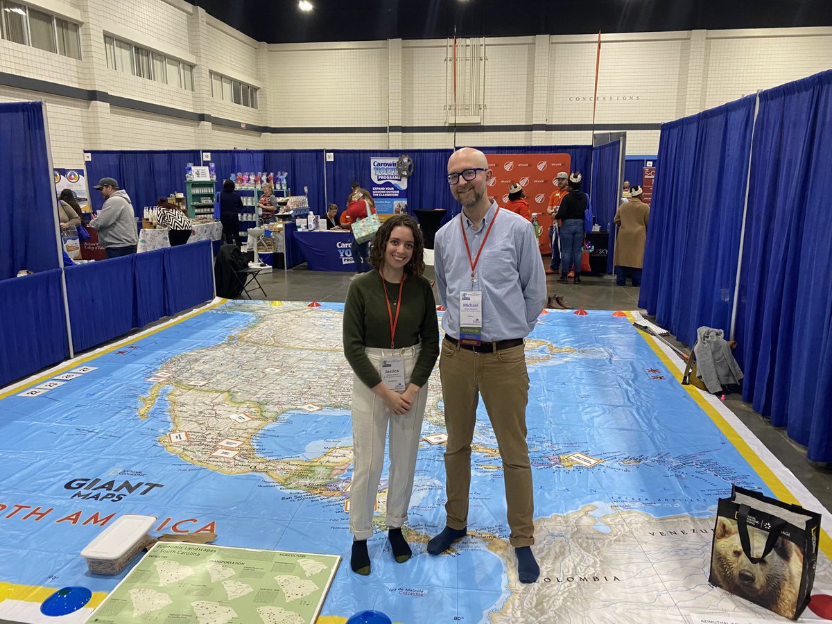 Exciting news from SCGeo! 🌎 Explore the world with their Giant Map collection. From animal migrations to regional dances, educators are finding endless possibilities! To find out more information visit their website scgeo.org or contact @MMewborne