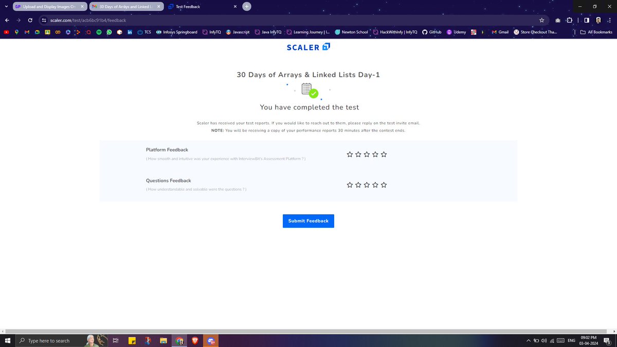 ItsDarkMilton's tweet photo. ๐Triumphed Day 1 of the 30 Days of Arrays & Linked Lists challenge on Scaler Discord!
#30DaysOfArraysAndLists #ScalerDiscord #ScalerTopic
@scaler_official https://t.co/6hSTlcWELs
