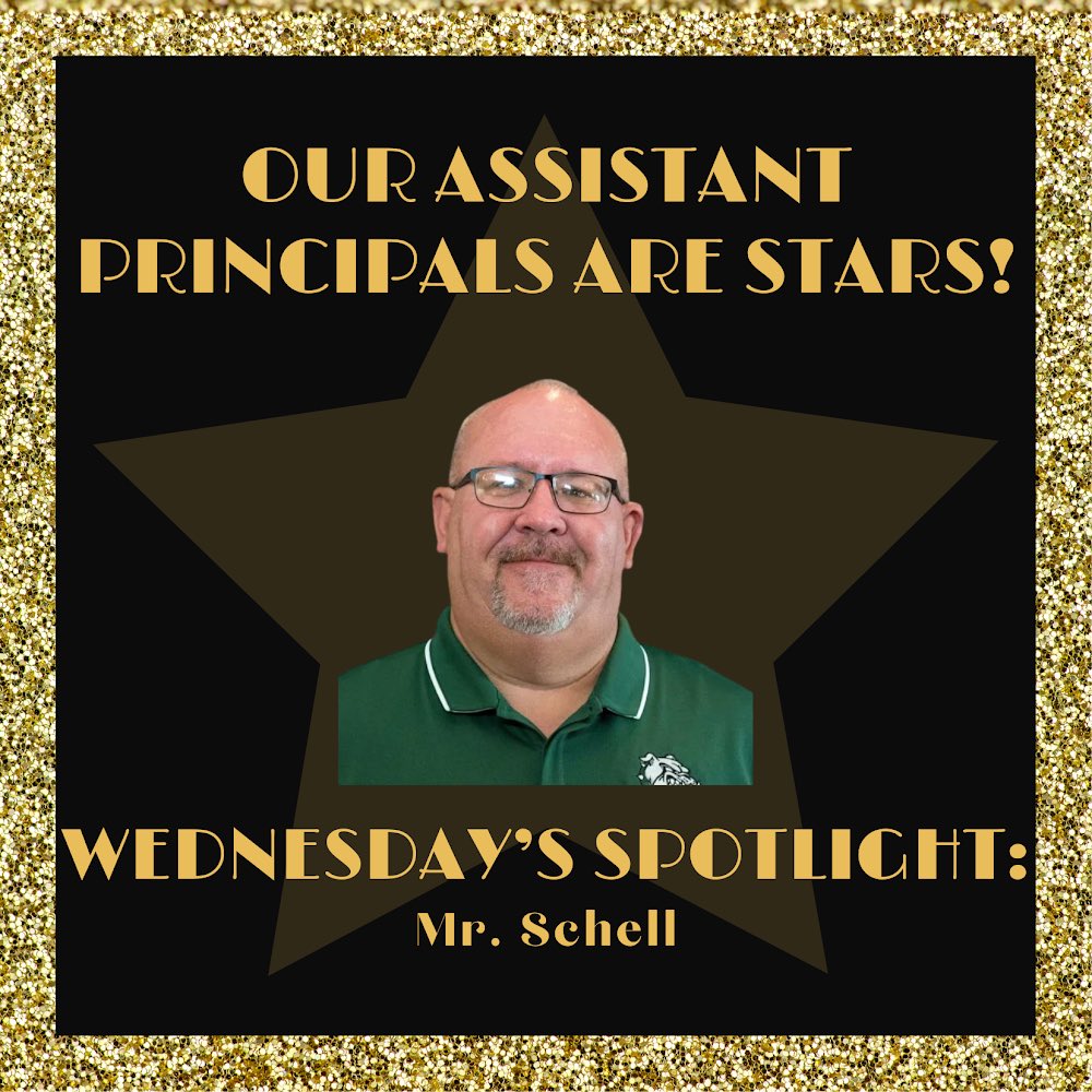 Today during Assistant Principal Appreciation Week we are recognizing Mr. Schell for their hard work and dedication to FPCHS! If you see Mr. Schell around campus please get a selfie with him! 💚🐾💚🐾💚