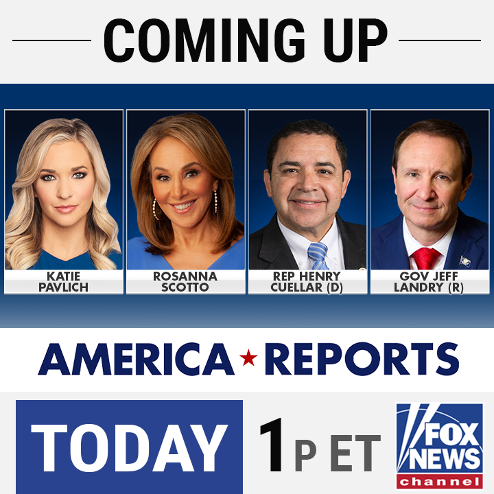 WEDNESDAY: Townhall.com Editor @KatiePavlich @fox5ny 'Good Day NY' anchor @rosannascotto Texas Congressman @RepCuellar Louisiana Governor @JeffLandry Plus more Join @SandraSmithFox and @johnrobertsFox LIVE at 1pm ET