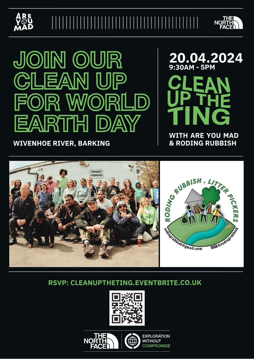 Our next clean-up event on Saturday 20th April is going to be the BIGGEST that Barking &amp; Dagenham has ever seen!

We're partnering with recycling social enterprise Are You Mad to celebrate #WorldEarthDay.  

Further details &amp; sign-up here buff.ly/43IHIZy