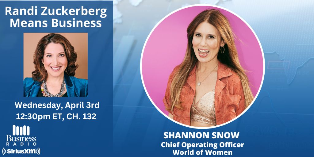 💜Special Guest @ShannonSnow_sf joins @RandiZuckerberg TODAY at 12:30pm ET to talk about NFT NYC🗽, @WorldofWomenNFT, Trailblazing New Models of Digital Creativity, and Empowering the Next Generation of #Web3 Builders! #NFTNYC2024 🔊Tune in on #SiriusXM132🔊