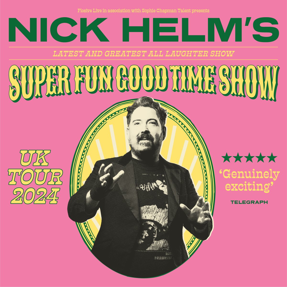 🌟 Nick Helm's Super Fun Good Time Show 📅 until 7th Jun 📍 UK Tour *𝑺𝒆𝒍𝒍𝒊𝒏𝒈 𝒇𝒂𝒔𝒕*⁠ 🎟️ plosive.co.uk/events/nick-he…
