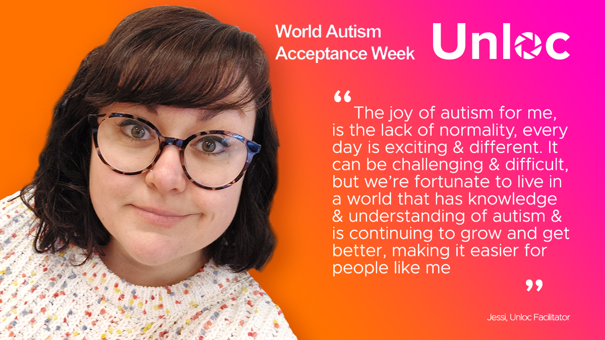 Go here 👉tinyurl.com/5ewfaw3y to read our latest #blog where we #interview Unloc #Facilitator Jessi about her lived #experience being #Neurodivergent, all as we #celebrate #WorldAutismAcceptanceWeek 2024! 🎉 #Autism #AutisticSpectrum #YoungVoicesMatter
