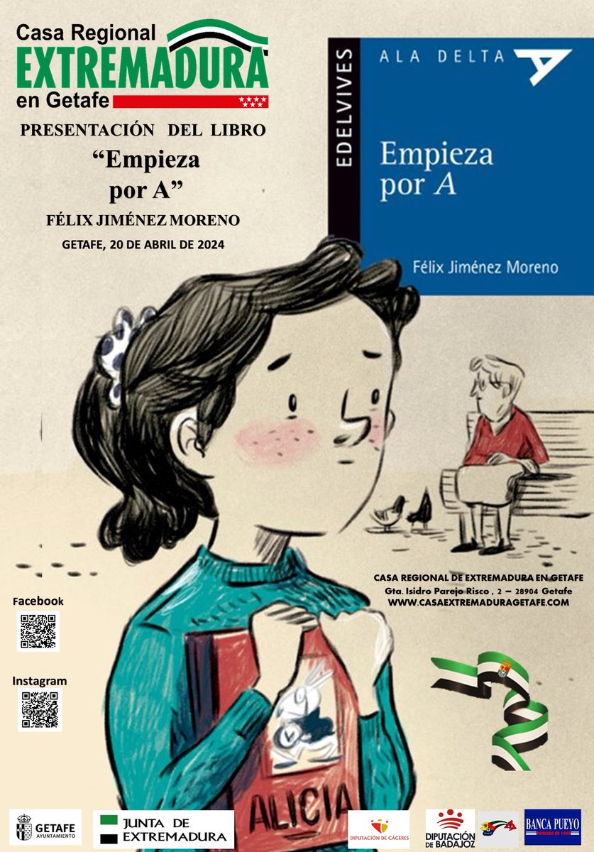Félix Jiménez viene a la
<a href="/casaext/">casaextremaduragetaf</a>
a presentarnos #EmpiezaporA una historia sobre la relacion entre nieta y abuela muy especial. 
A continuación,  <a href="/AfalGetafe/">AFA Getafe Leganés</a> nos presentará en un video la Asociación.

#Alzheimer #Alzheimer #getafe
<a href="/aytogetafe/">Ayuntamiento Getafe</a> <a href="/AfalGetafe/">AFA Getafe Leganés</a>