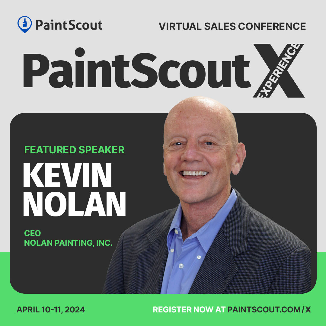 I’m excited to be speaking at @PaintScout X on April 10-11! This online conference for painting contractors and sales reps is going to include a huge lineup of speakers all dedicated to sharing their expertise in this industry.

#PaintScoutX