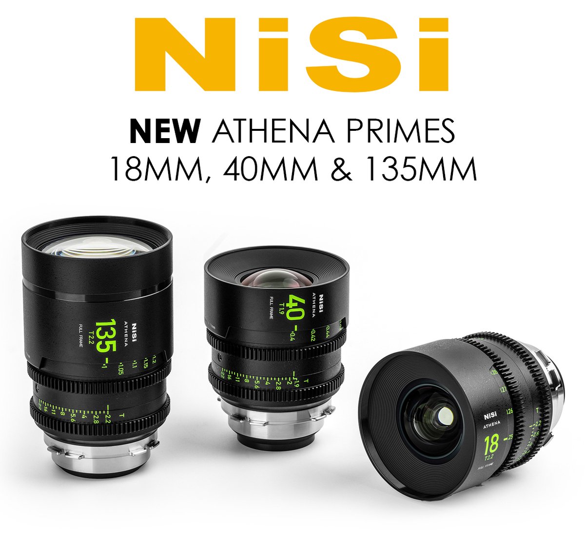 💥 NEW LAUNCH💥 NiSi Athena Prime 18mm, 40mm and 135mm! 📸 The stunning background separation and captivating bokeh, alongside perfectly aligned characteristics, micro contrast, and colour ensure a seamless experience across the lineup. View the range: bit.ly/3Uq8tzn
