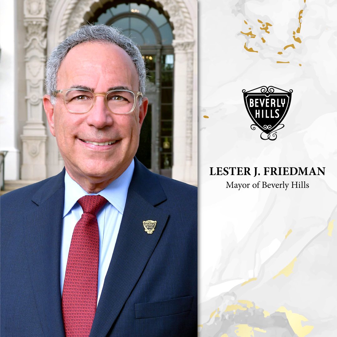 Lester J. Friedman Takes Oath as Mayor of Beverly Hills: shorturl.at/hqyFY