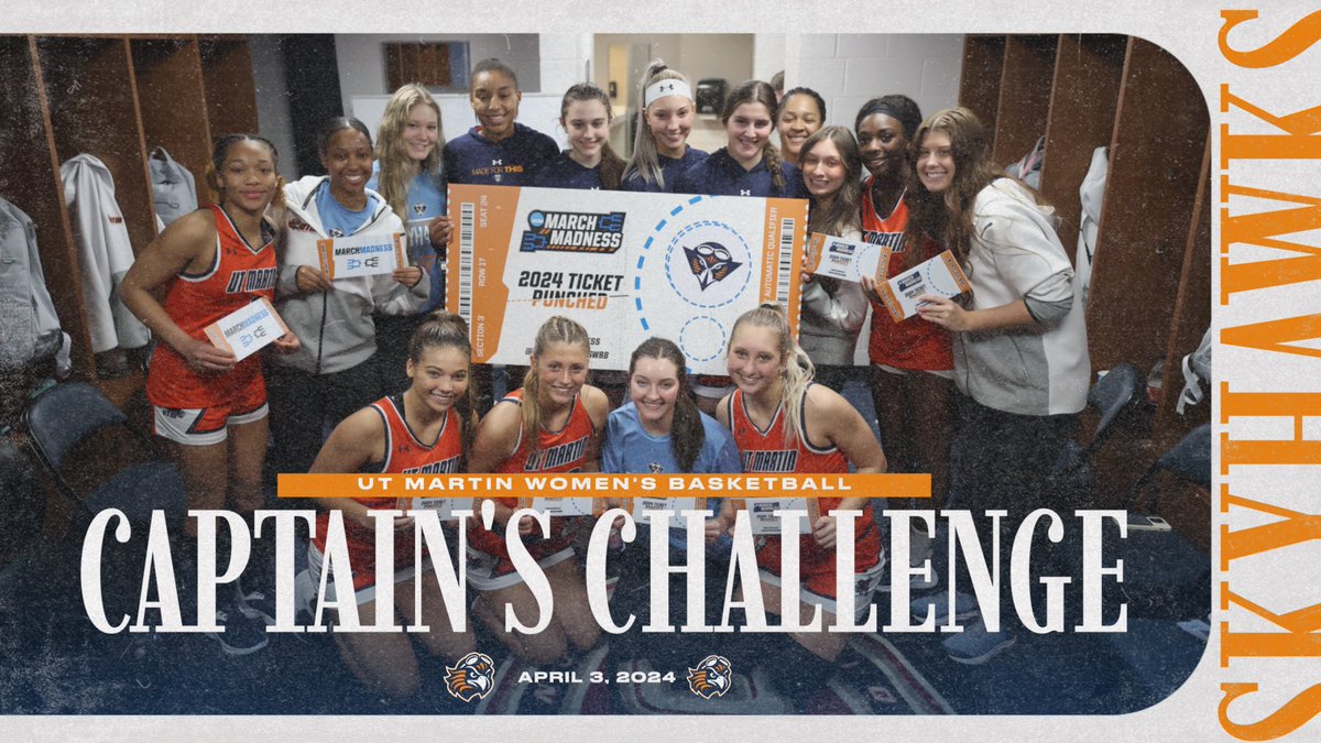 ❗️Attention Skyhawk Fans❗️ Today is the annual captains challenge. Your generosity will go directly to the student-athlete experience of our girls. No gift is too small and we greatly appreciate you! give.utm.edu/campaigns/4499…