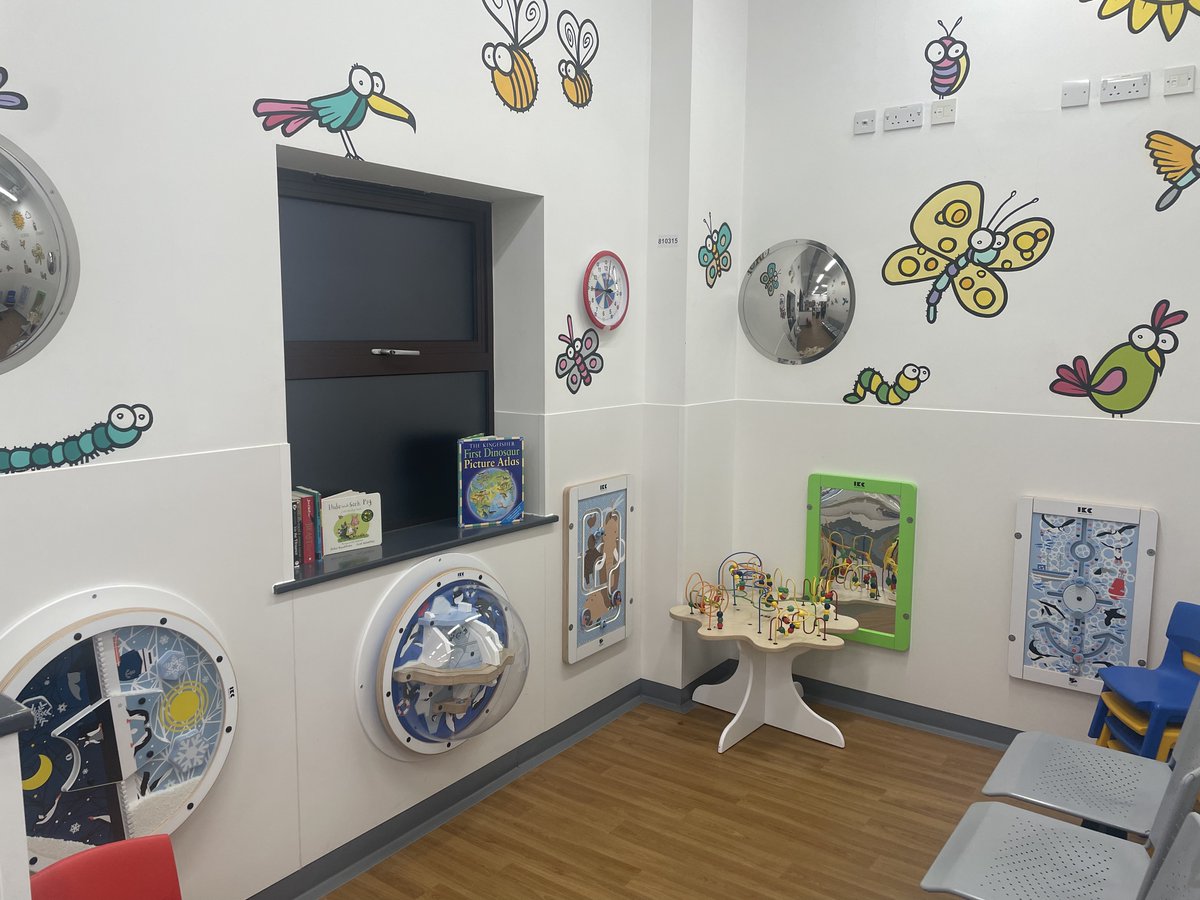Donations to the Sherwood Forest Hospitals Charity Newark Hospital Fund have funded play equipment & artwork for the children's area in the Urgent Treatment Centre. Thanks to all who support our charity sfh-tr.nhs.uk/get-involved/o… @SFHFT @RichardED_1998 @rjbmillsNHS @shantellmiles