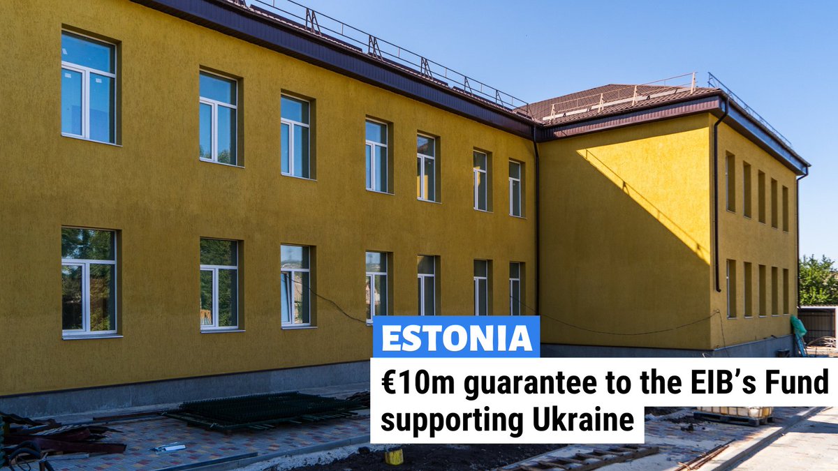 🇺🇦🇪🇺 We continue to #StandWithUkraine via the EU for Ukraine Fund, now enhanced by a €10 million guarantee from 🇪🇪Estonia. This contribution, together with support from other donors, is crucial for Ukraine’s resilience and rebuilding. ➡️bit.ly/3J24xOe