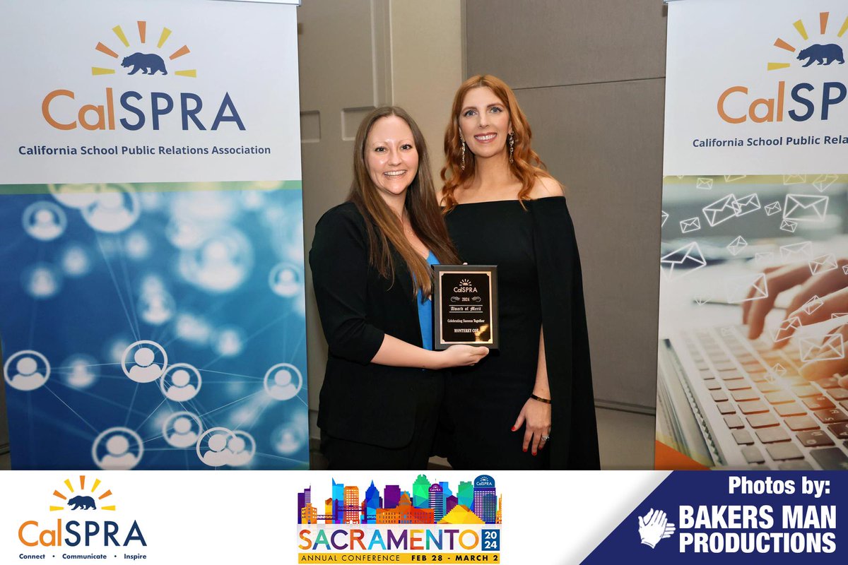 School public relations and communications professionals from counties across the state recently gathered for the annual California School Public Relations Association (CalSPRA) Conference. Read the article in the March 28 newsletter. montereycoe.org/about-us/commu…
