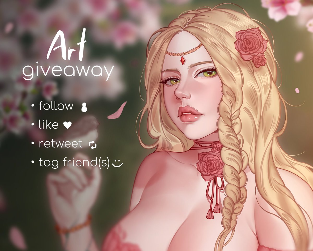 TIME TO SPRING ART GIVEAWAY! ∘ follow ∘ like ∘ retweet ∘ tag your friend(s) Extra winner on 300 rts Winner gets a free half body illustration! Results: May 1st, 2024 #artgiveaway #artraffle
