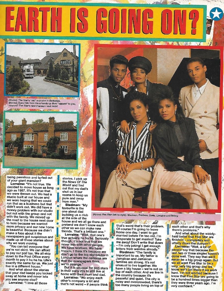 @5starofficial feature from July 1990