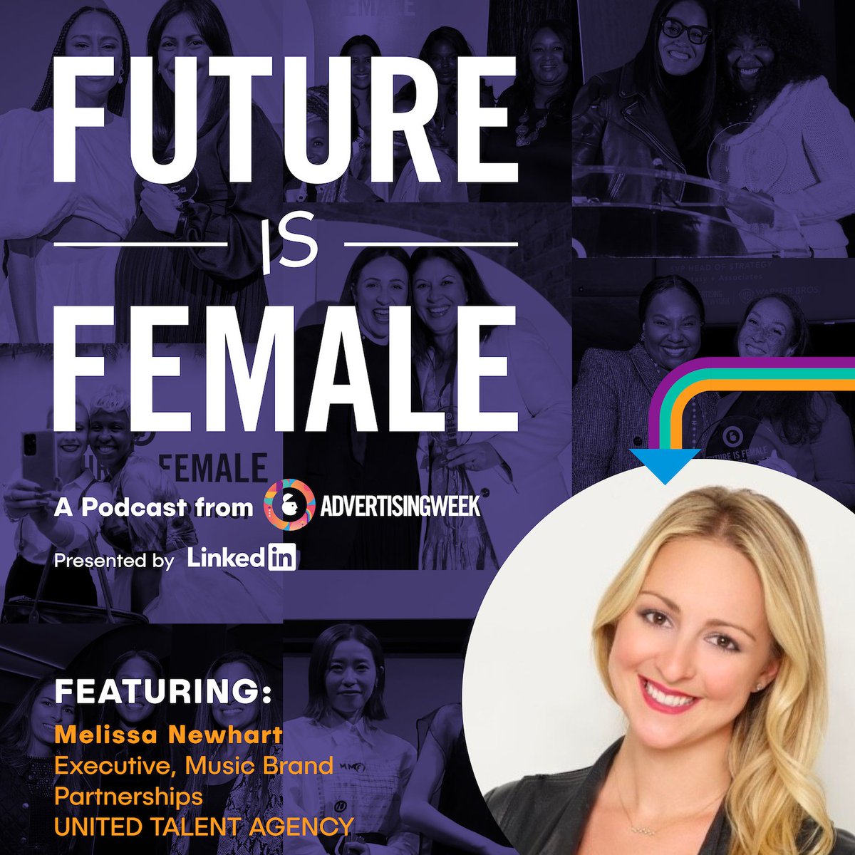 On this episode of the Future is Female podcast, we’re pleased to welcome Melissa Newhart, Executive, Music Brand Partnerships at United Talent Agency. Melissa discusses her amazing career working with music and brands, some of her favorite brand partnerships. Listen today!