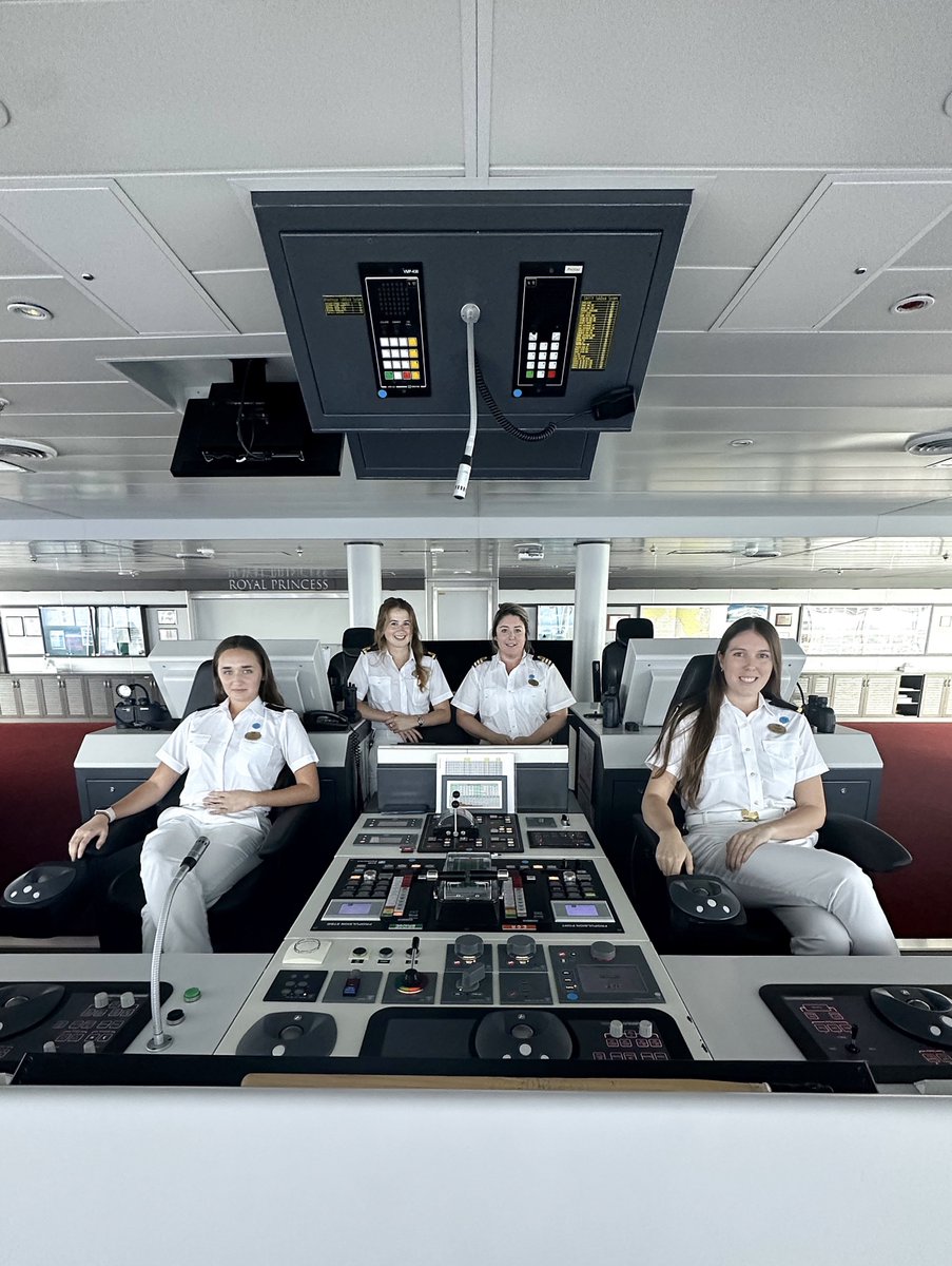 Breaking barriers, steering dreams, and navigating your vacation! Meet the powerhouse women officers of Royal Princess, charting a course of empowerment and excellence for your unforgettable journey. 💫 #Princessproud #RoyalPrincess #PrincessCruises