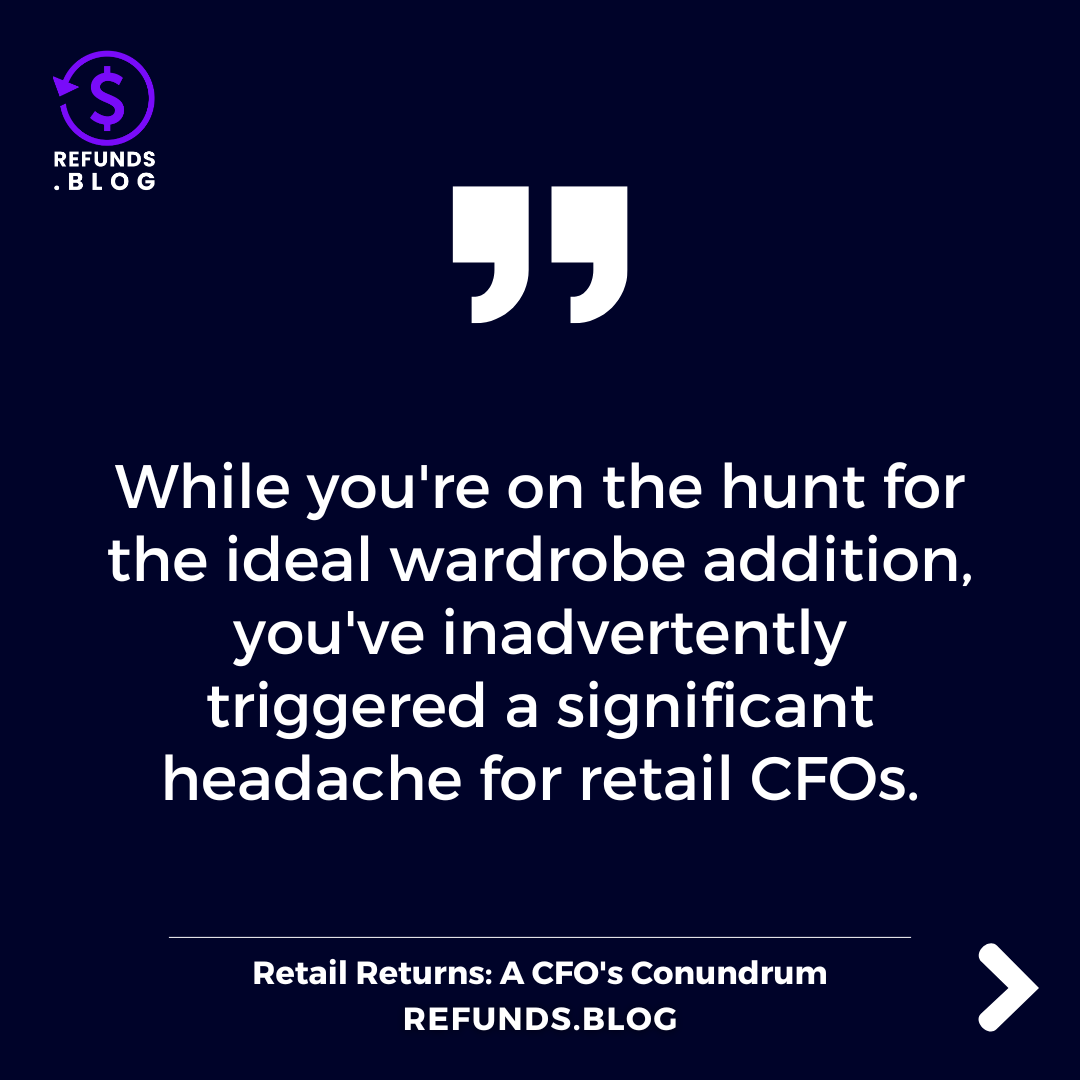 RefundsBlog's tweet image. Refunds aren&apos;t just a headache for consumers; they also take a toll on CFOs. Corporate profits take a hit, resulting in financial problems for companies. Retailers&apos; revenues get slashed.

Read more about this conundrum at hubs.la/Q02pjrNT0!

#refunds #cfo #return #retail