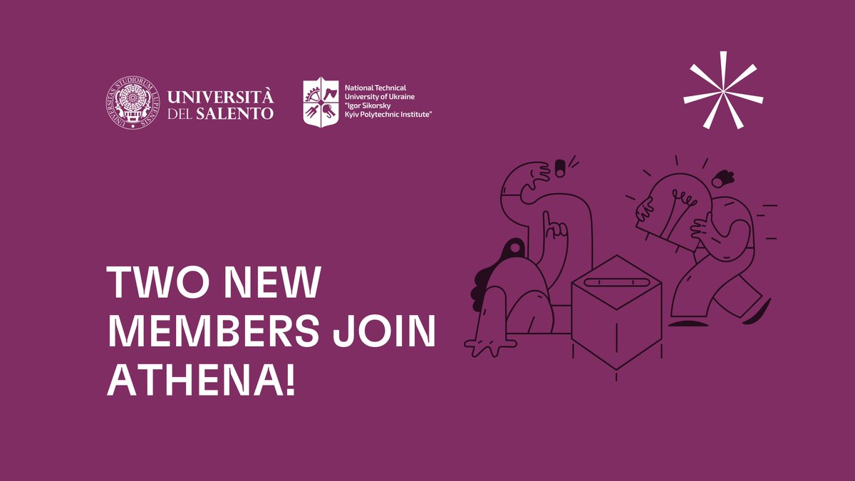 Igor Sikorsky Kyiv Polytechnic Institute and @unisalento join the ATHENA alliance! In a stride towards academic collaboration and solidarity, the ATHENA European University Alliance welcomes two new members. Read more: athenauni.eu/two-new-member…
