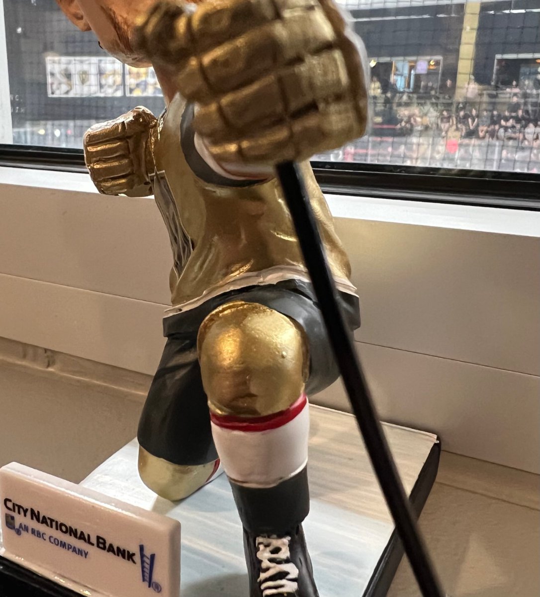 This bobblehead debut will be the center of attention at the @GoldenKnights game on 4/16. Can you guess who it will be?