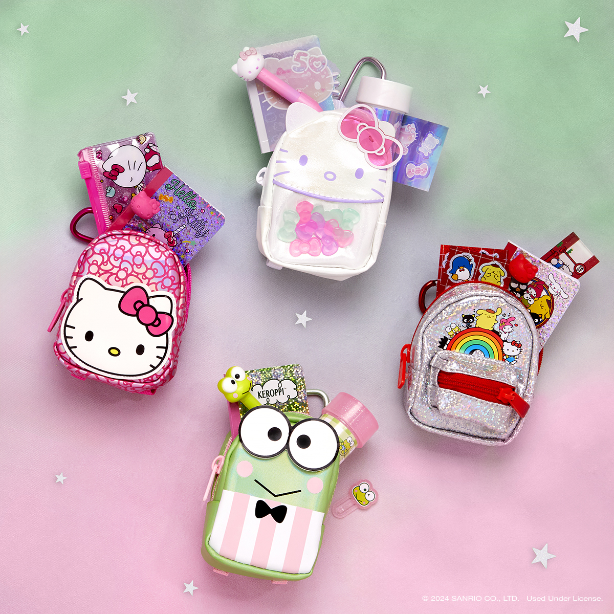 Cute little surprises! Collect your favorite Sanrio characters as adorable Real Littles collectible mini backpacks 🎒 Available now at @walmart: bit.ly/3xkgywb