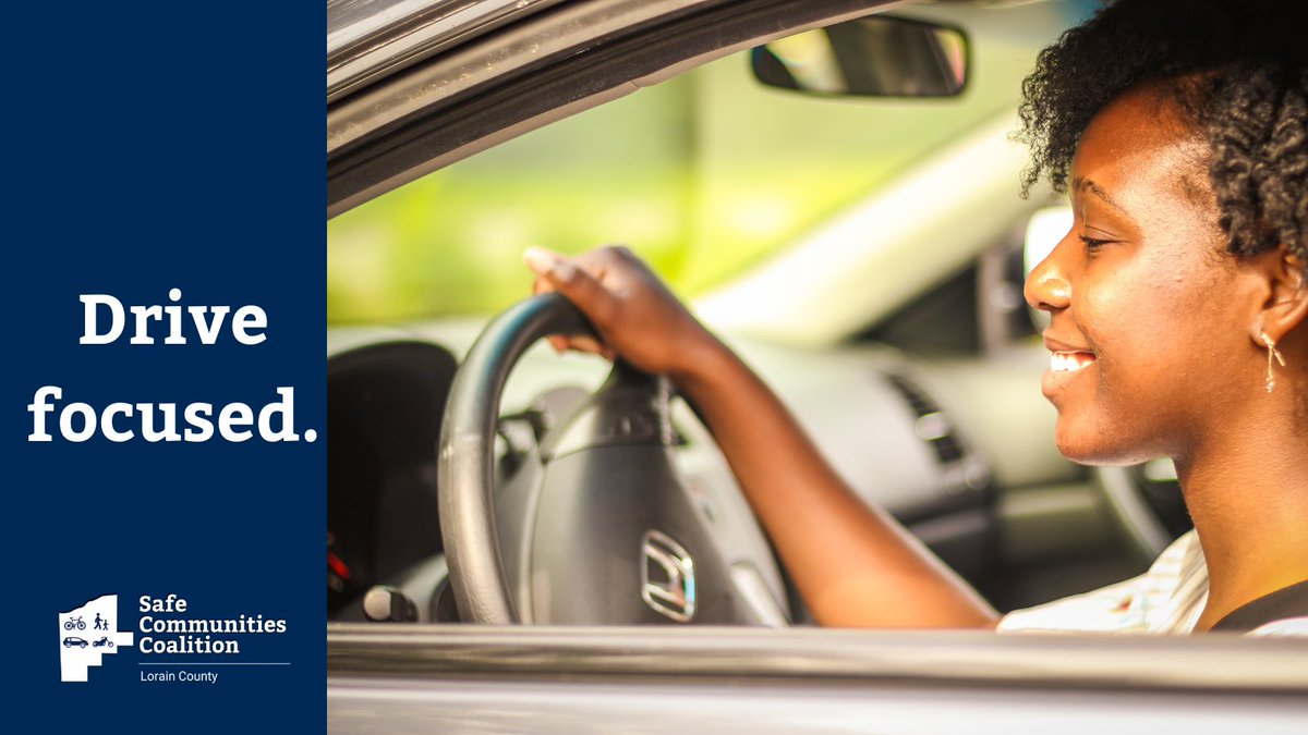 In Ohio, law enforcement can pull over any adult driver who is distracted by their phone. Set your GPS or music before hitting the road, then keep your hands off your devices. 
📵 Visit loraincountyhealth.com/trafficsafety for more on distracted driving.