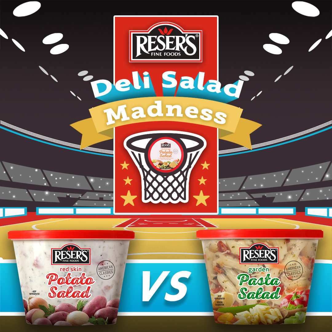 Our next #Resers #DeliSaladMadness matchup is here! We have Red Skin Potato Salad 🆚 Garden Pasta Salad! 😋 Like, follow, and choose your favorite in the comments below to be entered for a chance to win a $100 Visa Gift Card! 🎉