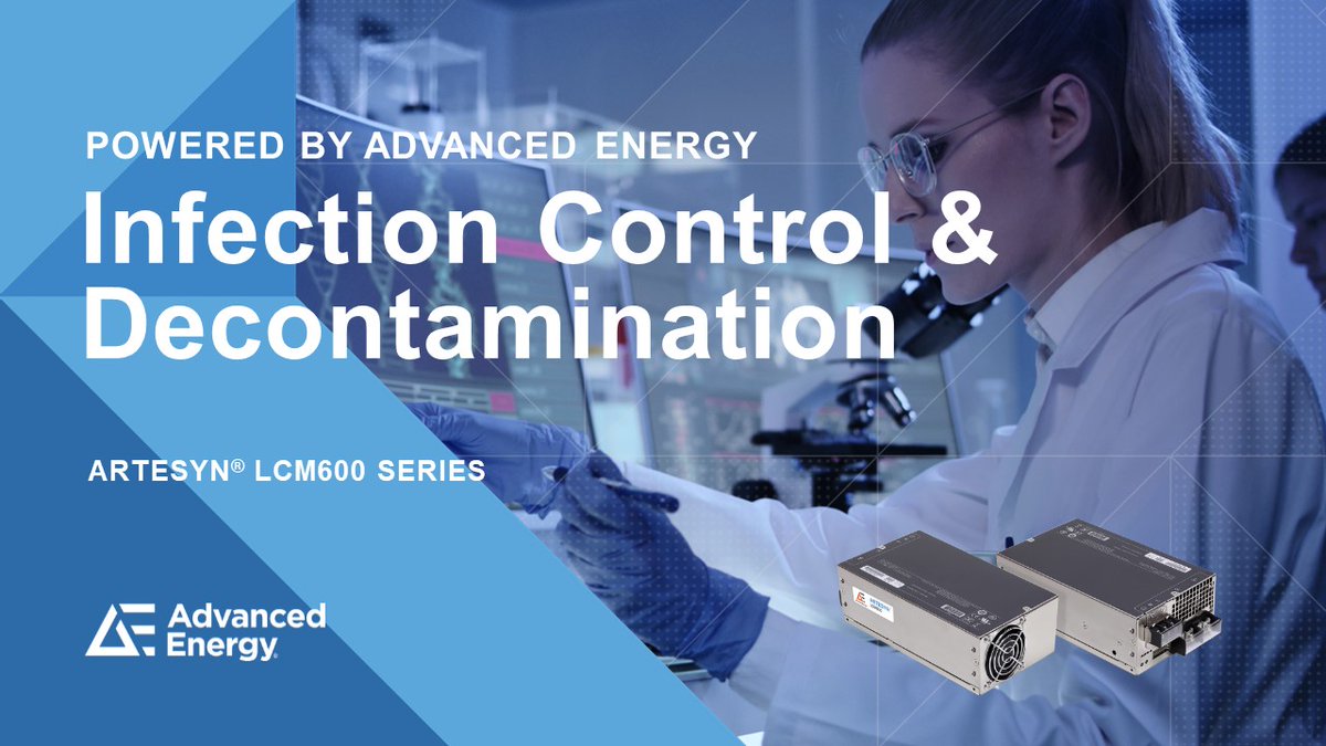 #PoweredByAE: Artesyn® LCM600 series AC-DC #powersupplies provide a very cost-effective and reliable single-output power source for bio-decontamination #medicalequipment used in hospitals and laboratories worldwide. Learn more bit.ly/48MFdX6.