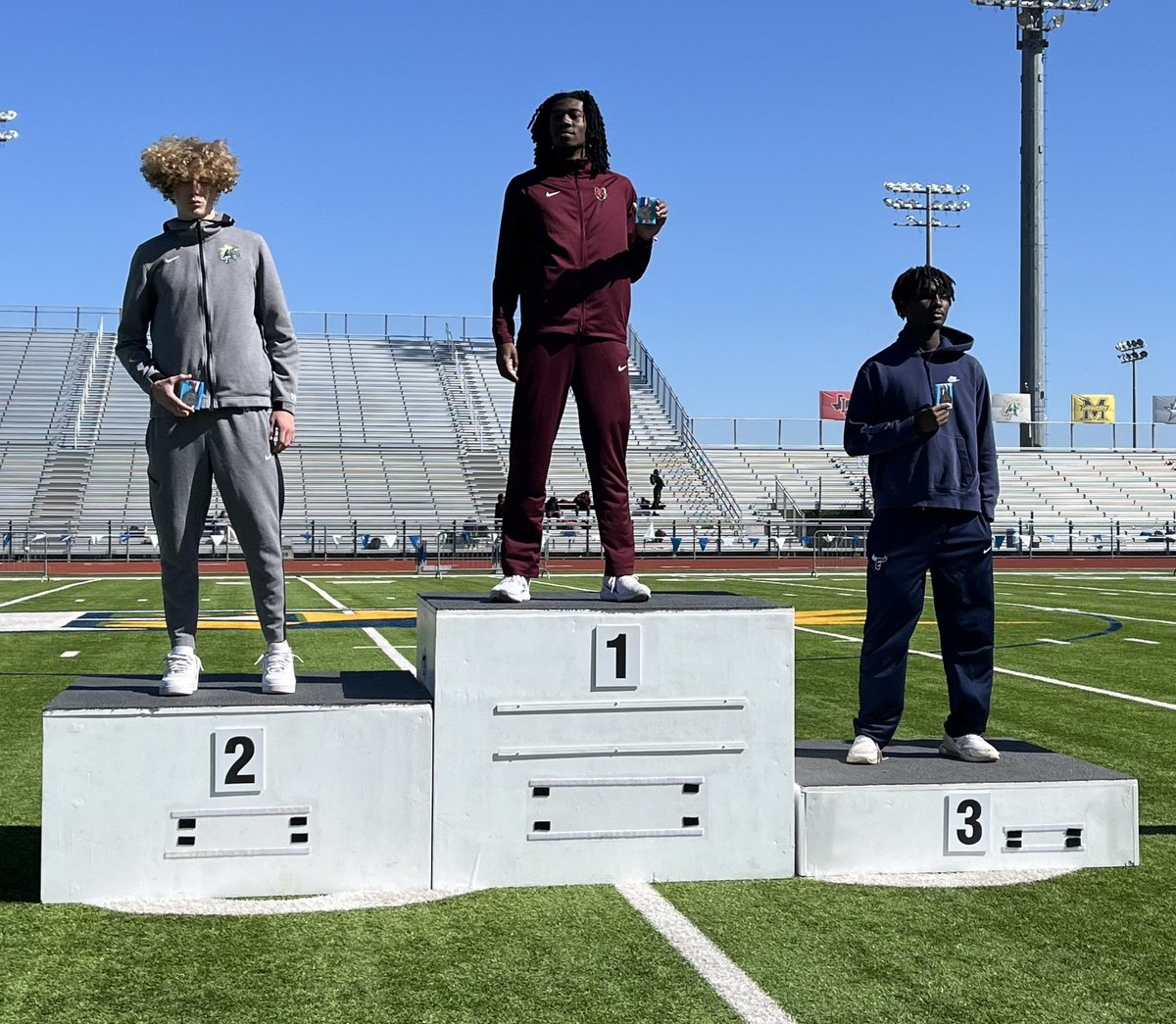 🚨District Champion Alert!!!🚨 Ethan Dixon wins the High Jump with a leap of 6’ 5” and punches his ticket to the Area Meet