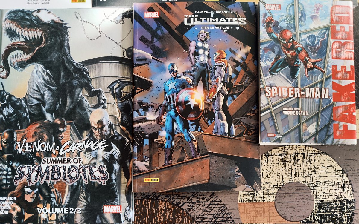 intru85's tweet photo. 1er Réception de #comics @paninicomicsfra un mois d'avril chargé. Big up à la collection #marvelpocket pas cher, de qualité avec des titres d'exception dommage que ai déjà le reste en Deluxe et omnibus. https://t.co/rF4BwrKlac