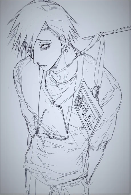 首掛け名札って首輪みたいでエッチですよね 