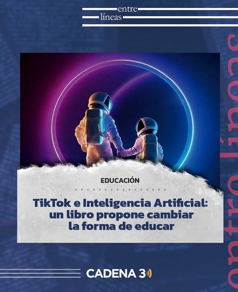 📻 Estuve conversando con <a href="/GeoMonteagudo/">Geo Monteagudo</a> y #AleBustos por <a href="/Cadena3Com/">Cadena 3 Argentina</a> sobre #Educación e #IA pero si te lo perdiste acá una nota que resume algunos puntos clave de mi último libro Educar en Tiempos Sintéticos <a href="/Galernalibros/">Galerna</a> ⤵️ cadena3.com/noticia/libros…