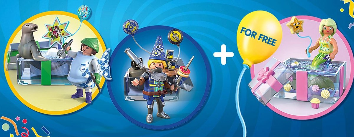 🎁✨ Get ready to gift, play, and save with our amazing offer! 🎉 Buy 3 #Playmobil Gift sets and pay for just 2! 🌟 From thrilling adventures to imaginative worlds, there's something for every little explorer! 🚀 🎈🎊 SpecialOffer #3for2Deal 🛒🎁 playmobil.com/en-gb/web-shop… 👈