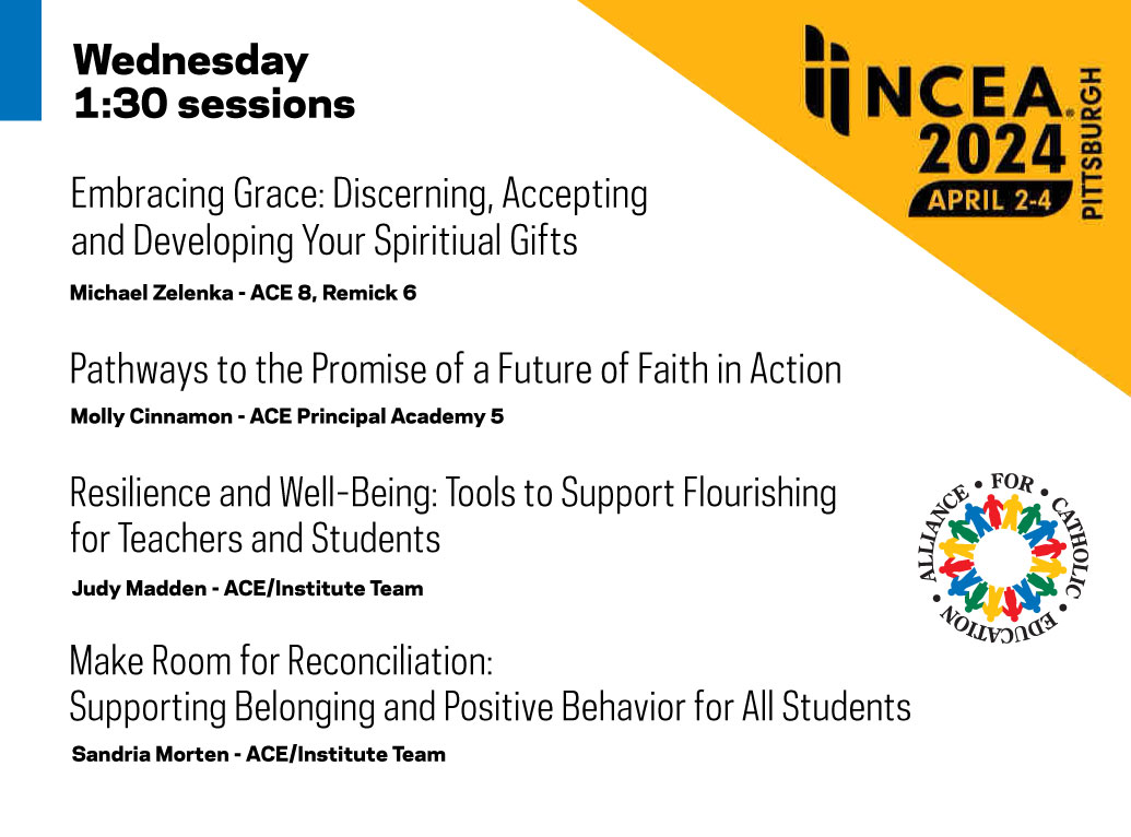 Wednesday sessions are in swing at #NCEA2024 and we once again invite you to take part in these talks from ACE graduates and team members. Here are the 1:30 presentations.