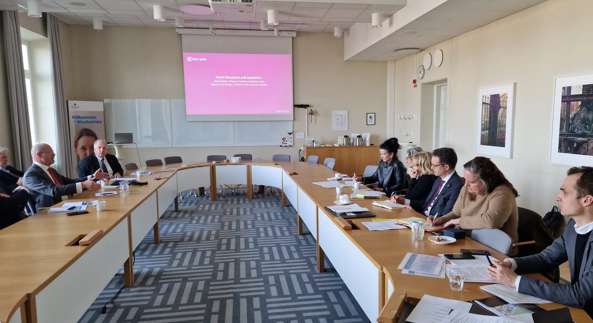 🇨🇵 parliamentary mission of <a href="/Mel_Thomin/">Mélanie THOMIN</a> &amp; <a href="/P_Lemoine/">Patricia Lemoine</a> on #TotalFörsvar. Thank you #Uppsala county governor <a href="/SAttefall/">Stefan Attefall</a>, and region council pdt <a href="/erikweiman/">Erik Weiman</a> and the team of Uppsala University Hospital <a href="/Akademiska_Nytt/">Akademiska sjukhuset</a>, for your hospitality and enriching exchanges on 🇸🇪's experience!