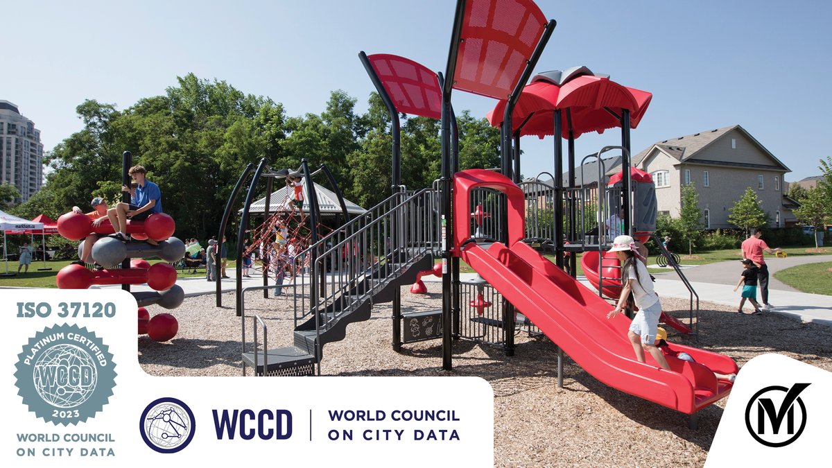 cityofmarkham's tweet image. Enjoy the outdoors!
 
Did you know? In 2022, the City of Markham saw an increase of almost 200,000 m2 of public outdoor space, when compared to 2021, with the introduction of new parks.
 
Pictured here is Robert Spindloe Park.
 
#DataForCities
#ISO37120

@WCCityData