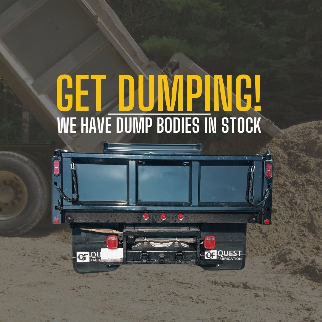 LightingQuest's tweet image. Need a little 'dump' in your life?😄
We've got you covered! Quest has Dump boxes in stock, bringing style and efficiency to your trucking needs. Call us today to get yours! 🚛💨 #dumpbox #TruckUpgrades #ConstructionEquipment #TruckLife