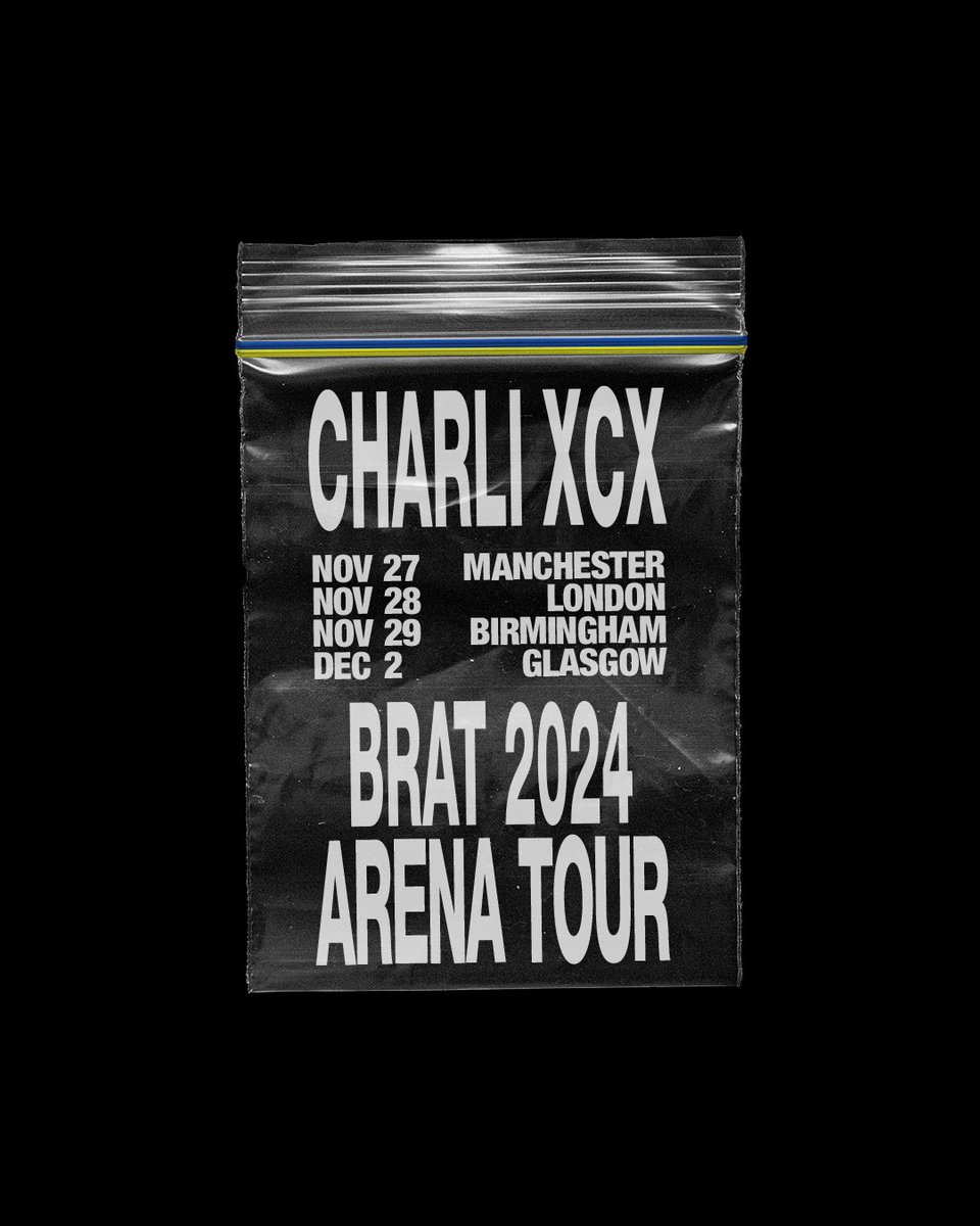 UK LET’S RAVE!!! Pre-order BRAT for early access to UK tour presale. From now until 9th April @ 3PM BST. With special guest @0800shygirl :) charlixcx.lnk.to/store