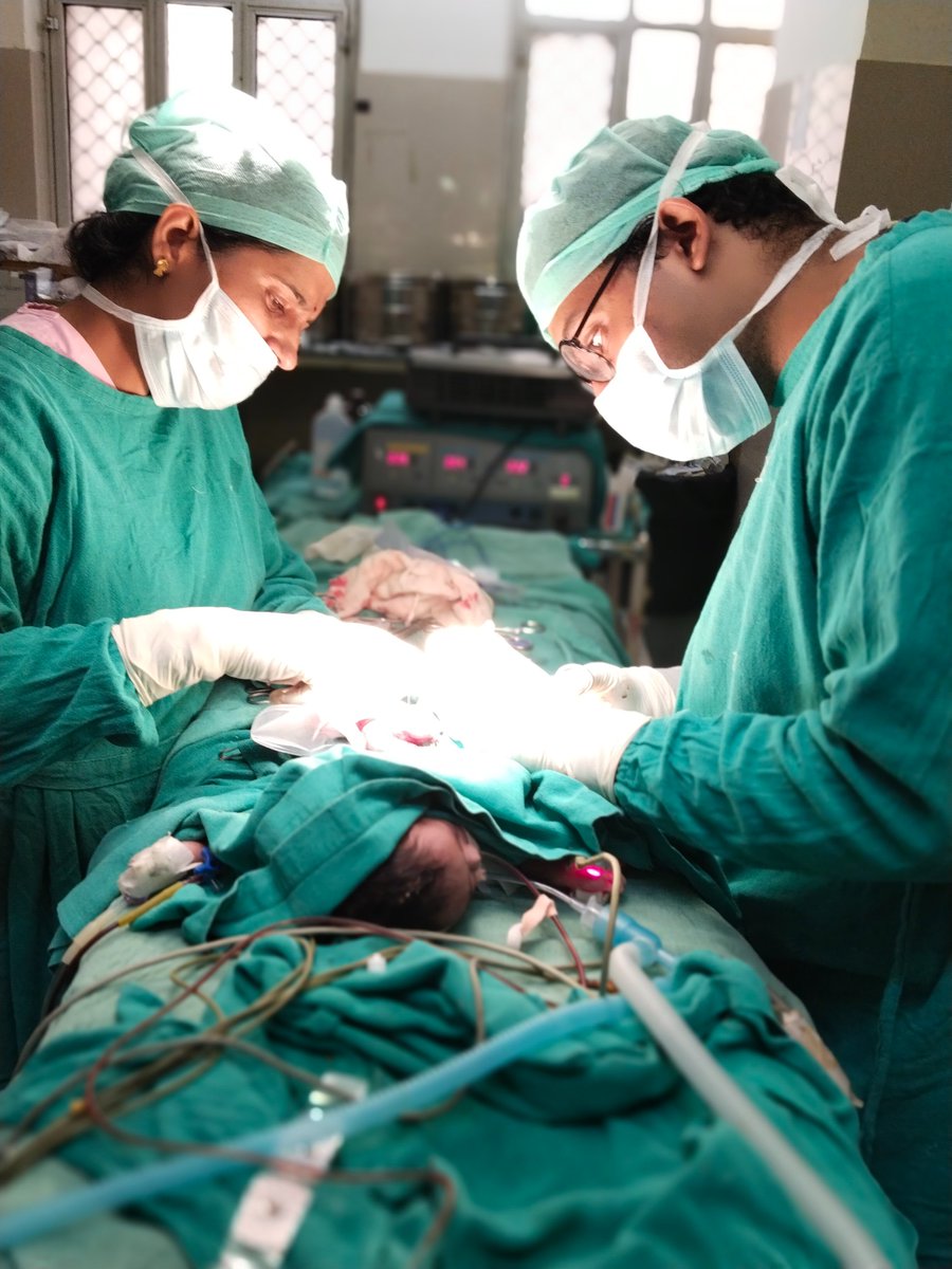 Today's OT list at our pediatric surgery department was interesting. A few urethroplasties, a choldeochal cyst excision and hepatico-jejunostomy, 4 laparotomies for intestinal obstruction (including 2 Meckels's), two ventriculoperitoneal shunts for hydrocephalus, a parotidectomy,