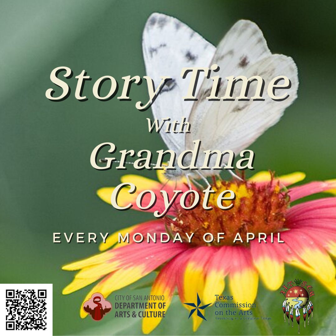 Grandma Coyote always has a stunning way of teaching us about the world that surrounds us. Tune in on Monday, April 8th at 4 p.m. to see next weeks episode of Spring Story Time with Grandma Coyote! Scan the QR code to visit our linktree and see us on Youtube, Facebook, and IG.