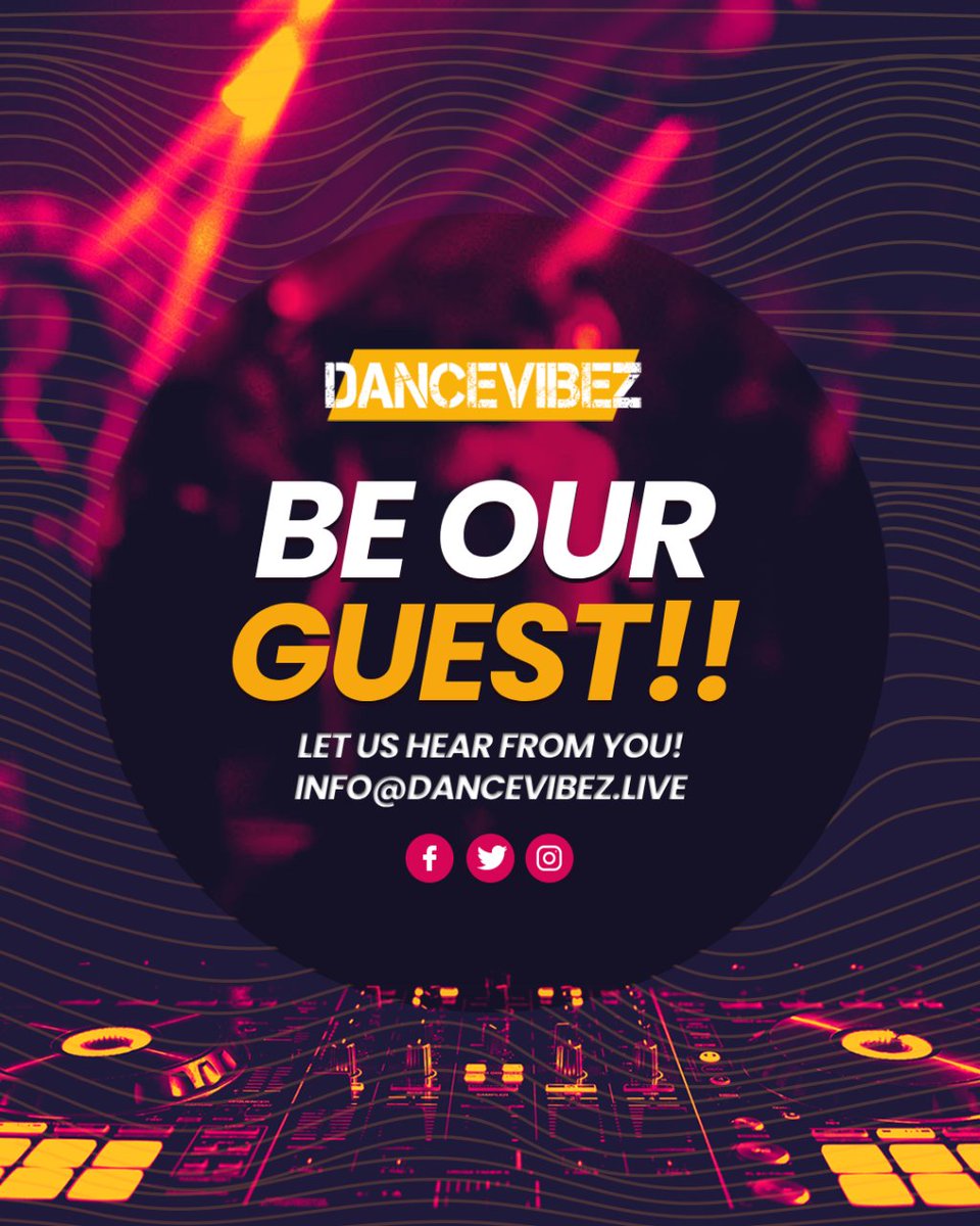 Let's see what you've got! 💪 We've got spots to fill! Want to guest on Dance Vibez? Well then, get the decks fired up! Send your entry to info@dancevibez.live and we'll get back to you. Promise! #wearedancevibez #guestlist #guest #guests #guestartist #guestspot